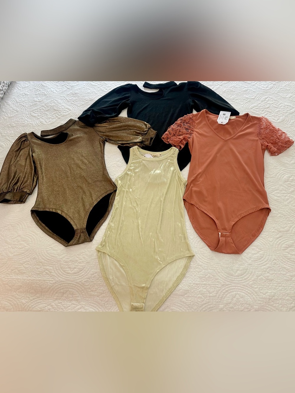 XS Bodysuit Bundle – 4 Short Sleeve Styles